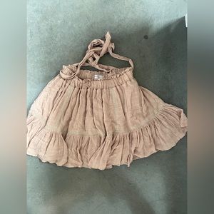 Vestique tie flowy skirt